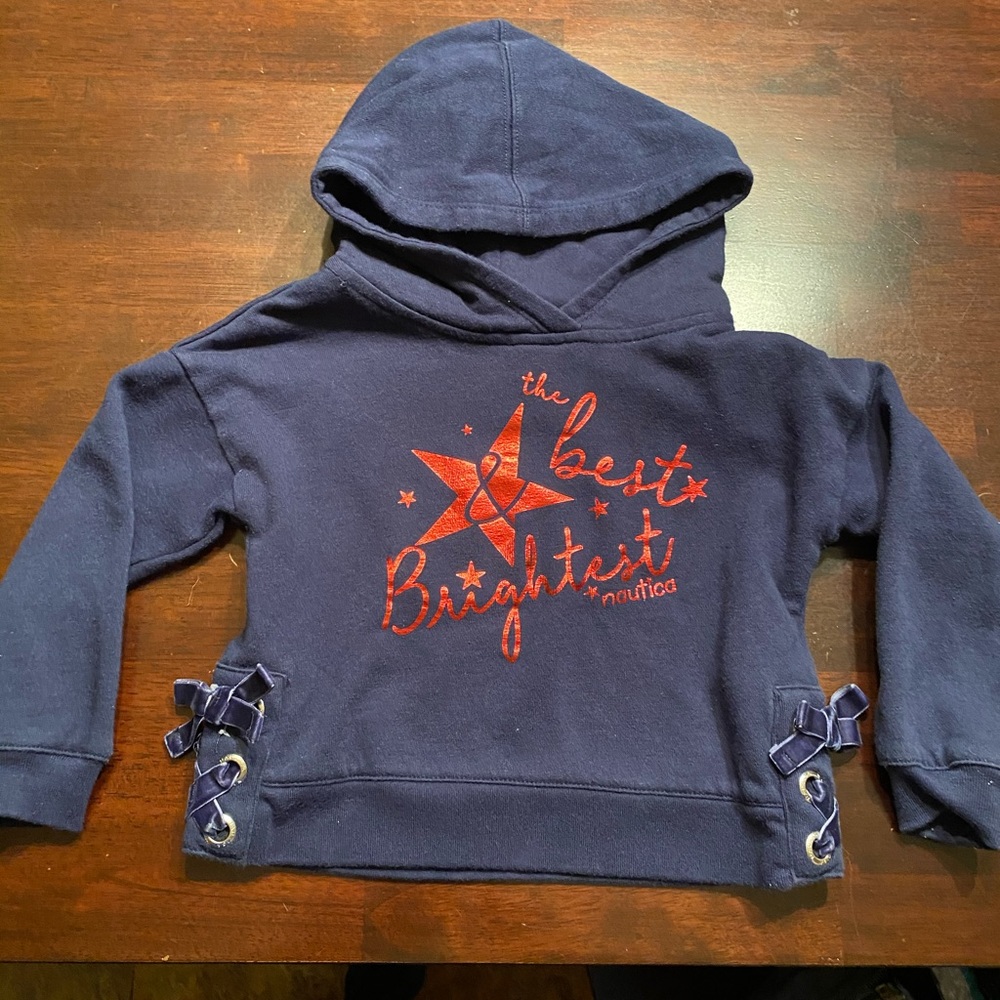 Girls Nautica best and brightest Hoodie. 3T